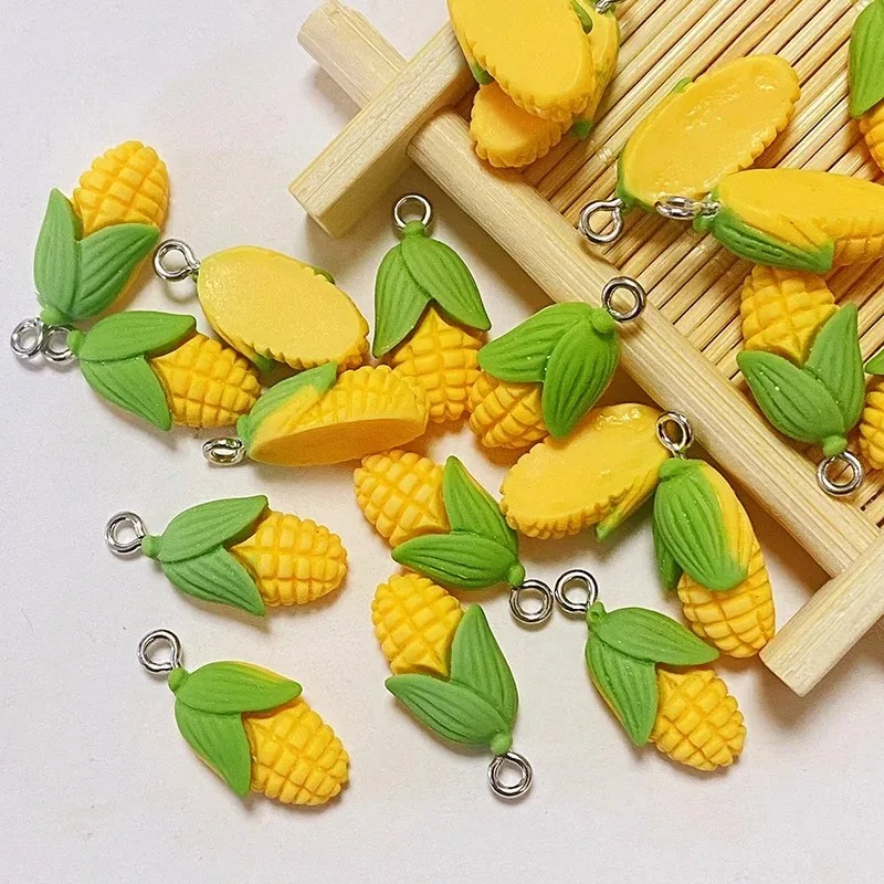 Resin Crafts Diy - 20Pcs Funny Mini Corn Vegetable Resin