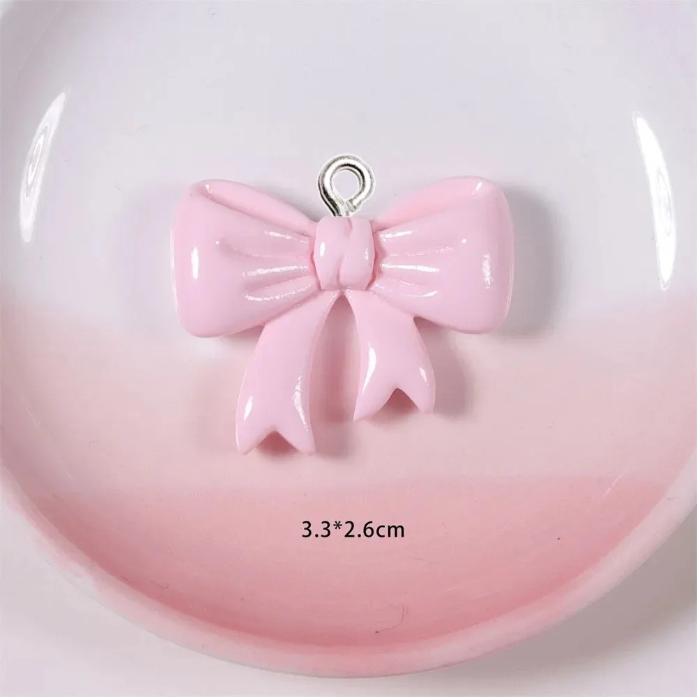 Resin Crafts Diy - 10 Pieces Candy Color Bow Resin