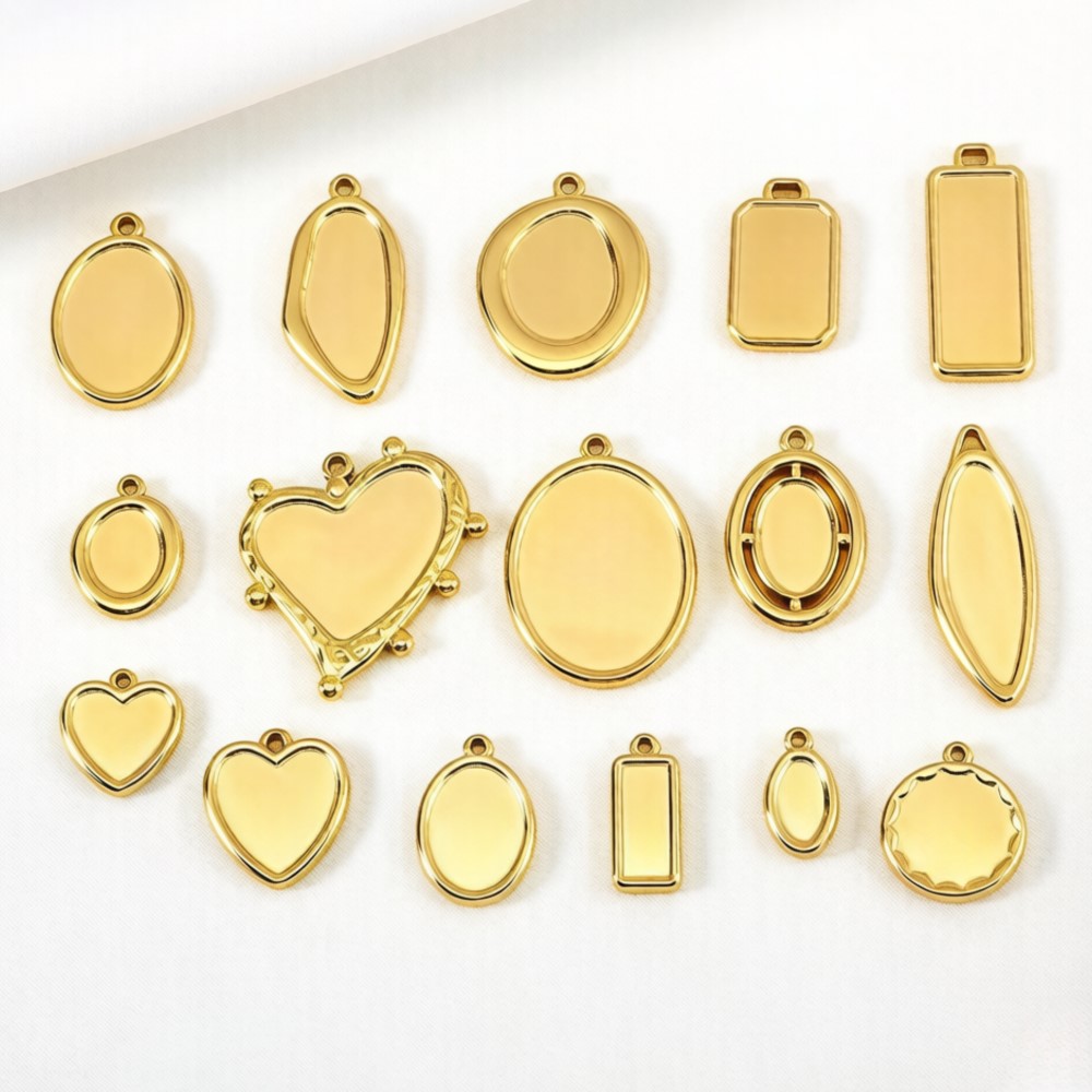 Resin Crafts - 5pcs 1pcs No Fade Stainless Irregular