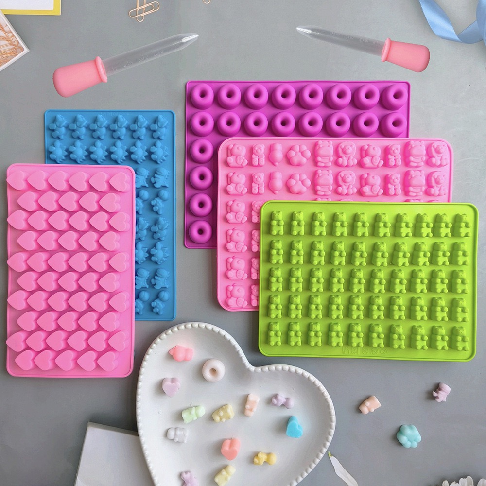 7Pcs Candy Silicone Moulds wit - Silicone Mold Tray 评论和价格