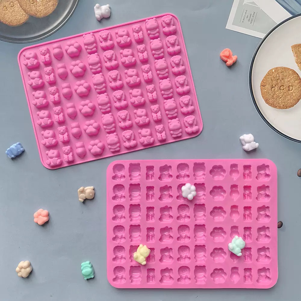 7Pcs Candy Silicone Moulds wit - Silicone Mold Tray 评论和价格