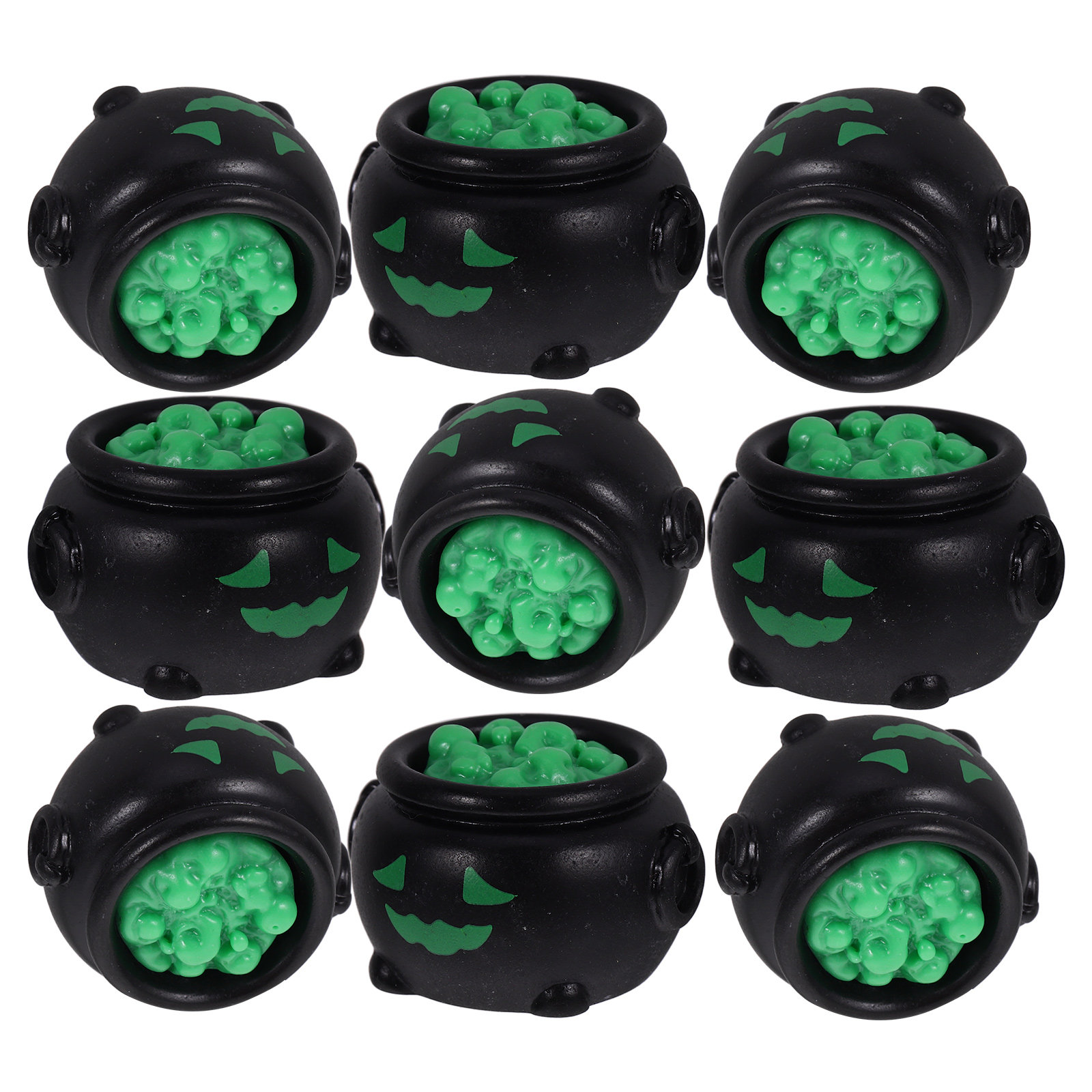 10Pcs Miniature Witch Cauldron - Resin Crafts 评论和价格