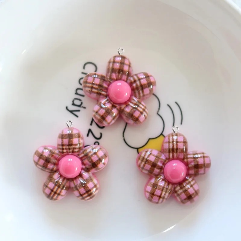 10Pcs Sweet Flower Planar Resi - Resin Craft Material 评论和价格