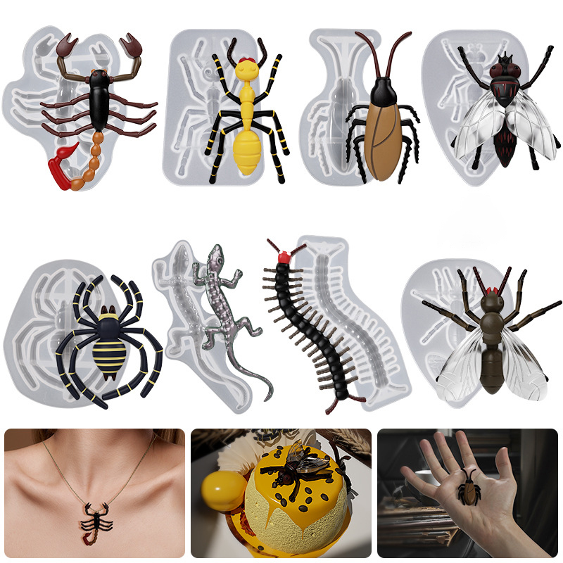 3D Lizard Silicone Molds Spide - Resin Ocean Wave Mold 评论和价格