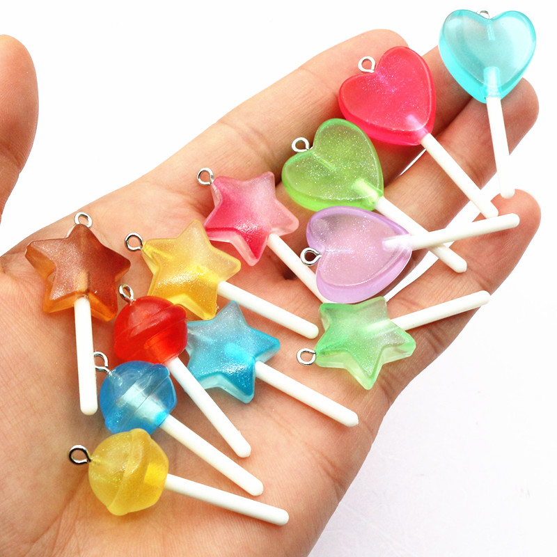 10pcs Mixed Colors Resin Cute  - Flower Preservation Resin 评论和价格