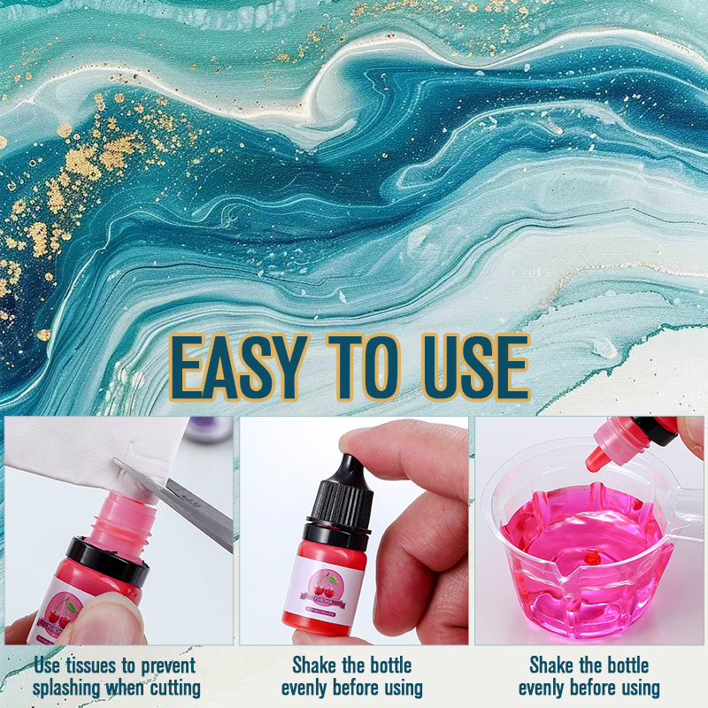 Epoxy Resin Color Pigment 24 V - Mixing Cup Silicone 评论和价格