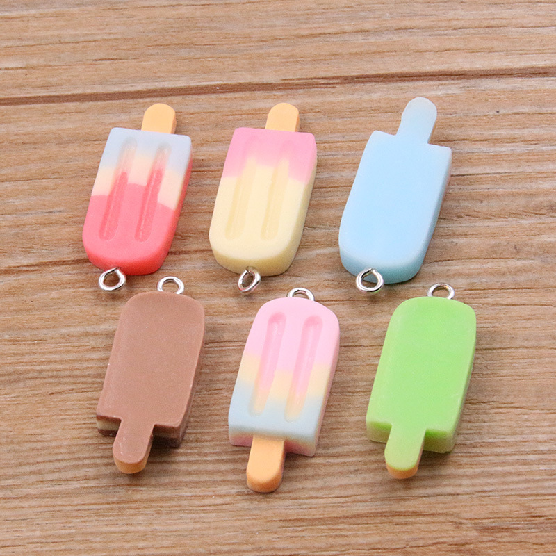 6Pcs Gradient Ice Pop Resin Ch - Resin Crafts Diy 评论和价格