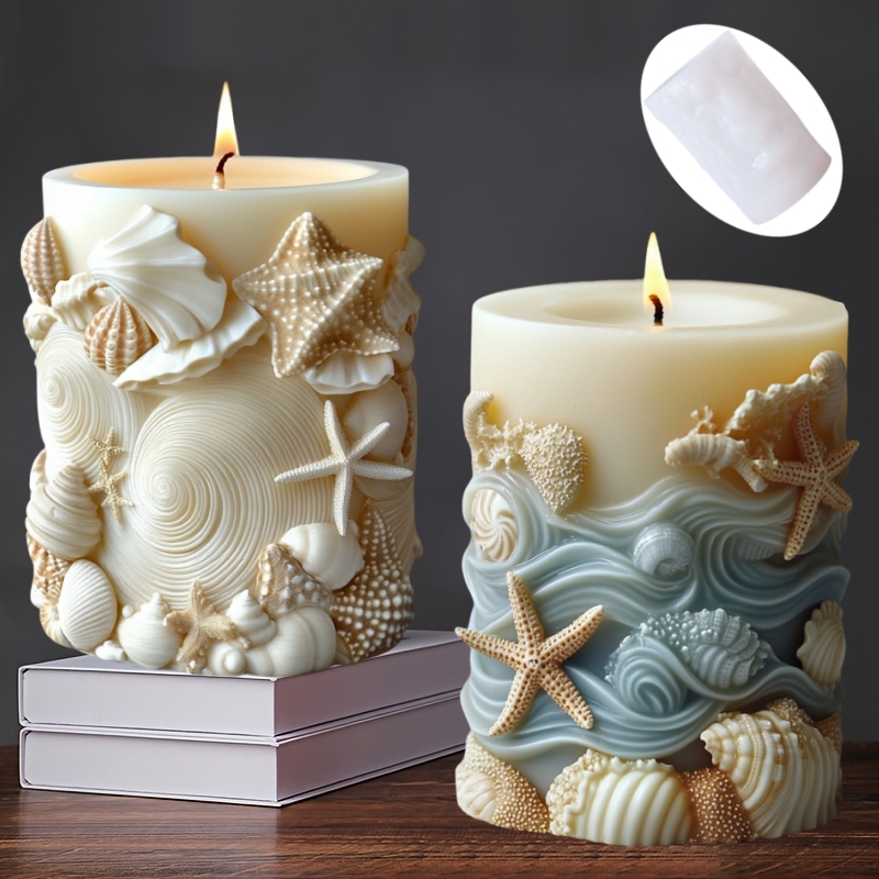 DIY Ocean style relief cylindr - Resin Ocean Wave Mold 评论和价格