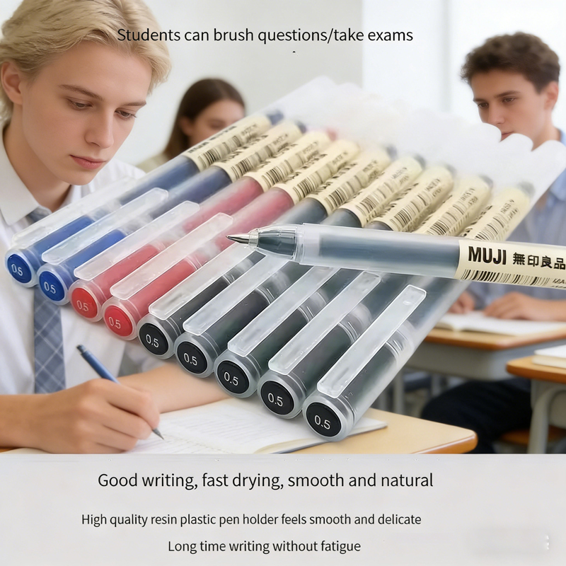 6/8Pcs MUJIs Ballpoint Pen Set - Muji Stationery Gel Pen 评论和价格