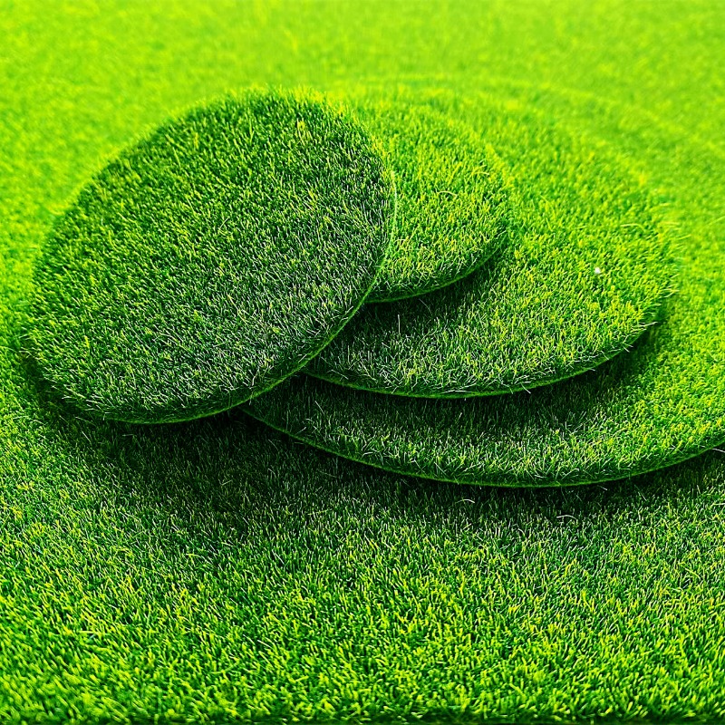5/10Pcs Round Artificial Moss  - Terrarium Moss Art 评论和价格