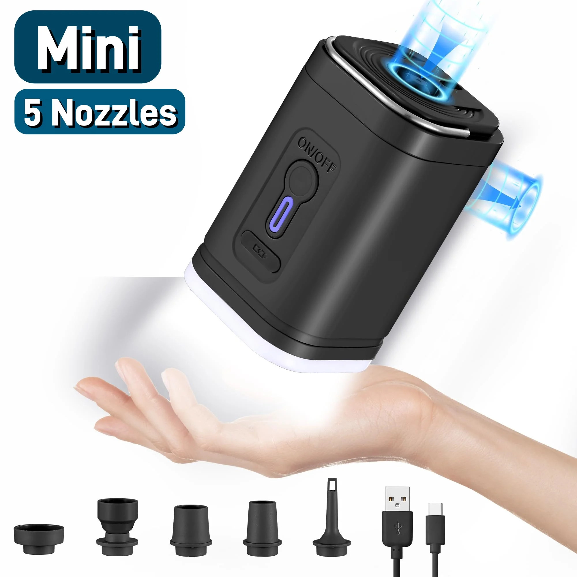 Mini Portable Air Pump with 13 - Vacuum Chamber Small 评论和价格