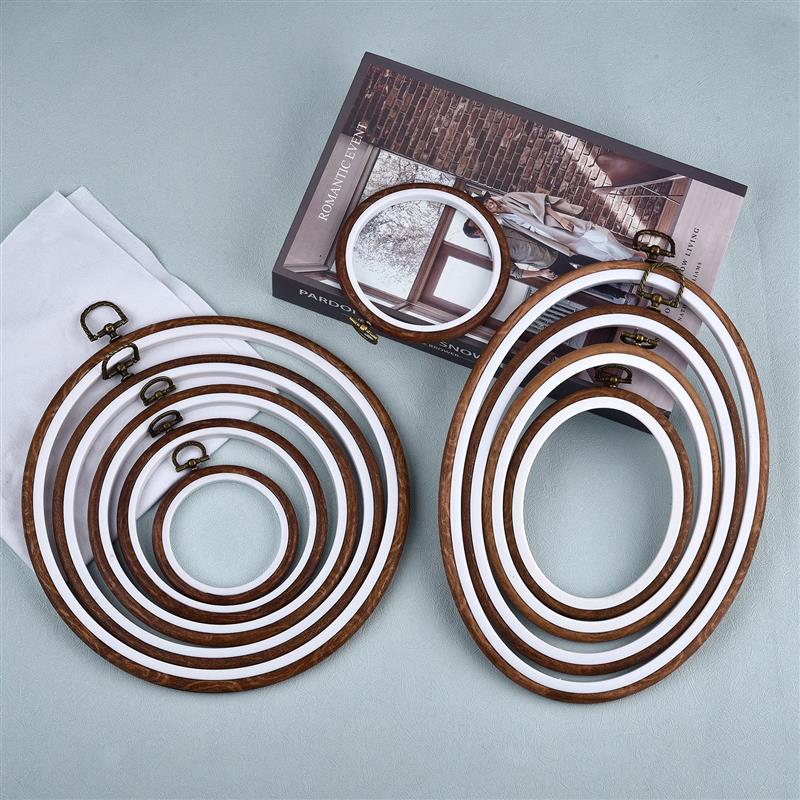 Sewing Tool Round Oval Wooden  - Wood Ring Blank 评论和价格