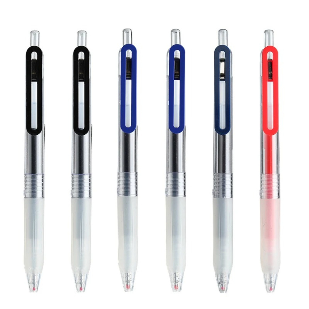 0.5mm Ink MUJIS Press Gel Pen  - Muji Stationery Gel Pen 评论和价格