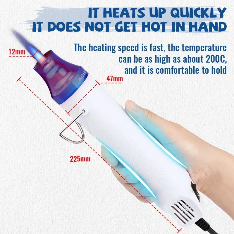 Hot Air Gun 300W 220V Ligthwei - Heat Gun Small 评论和价格