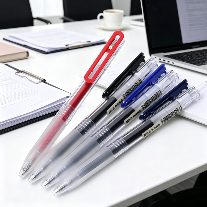 0.5mm Retractable Press MUJIs  - Muji Stationery Gel Pen 评论和价格