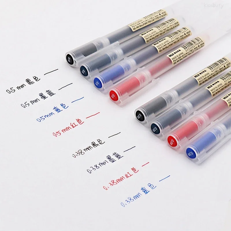 10-30Pcs/Set 0.38/0.5mm Gel pe - Muji Stationery Gel Pen 评论和价格