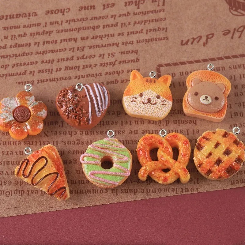 10 Pieces Cute Fake Food Resin - Resin Crafts Diy 评论和价格