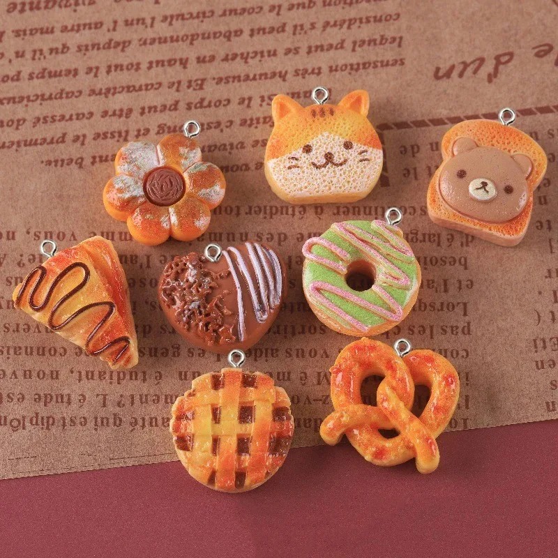 10 Pieces Cute Fake Food Resin - Resin Crafts Diy 评论和价格