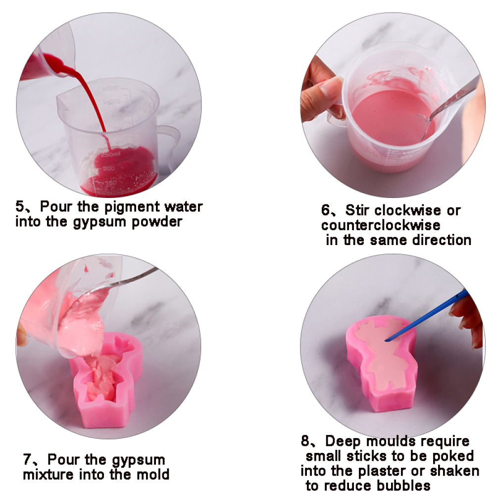 10ml Gypsum Cement Coloring Pl - Mixing Cup Silicone 评论和价格