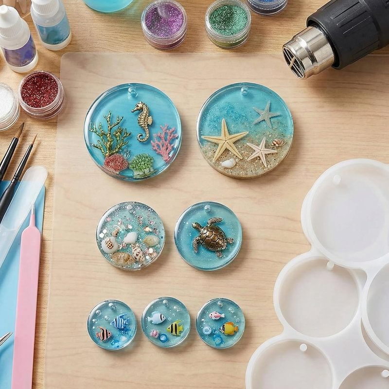 3Round mold set，25A circular r - Resin Ocean Wave Mold 评论和价格