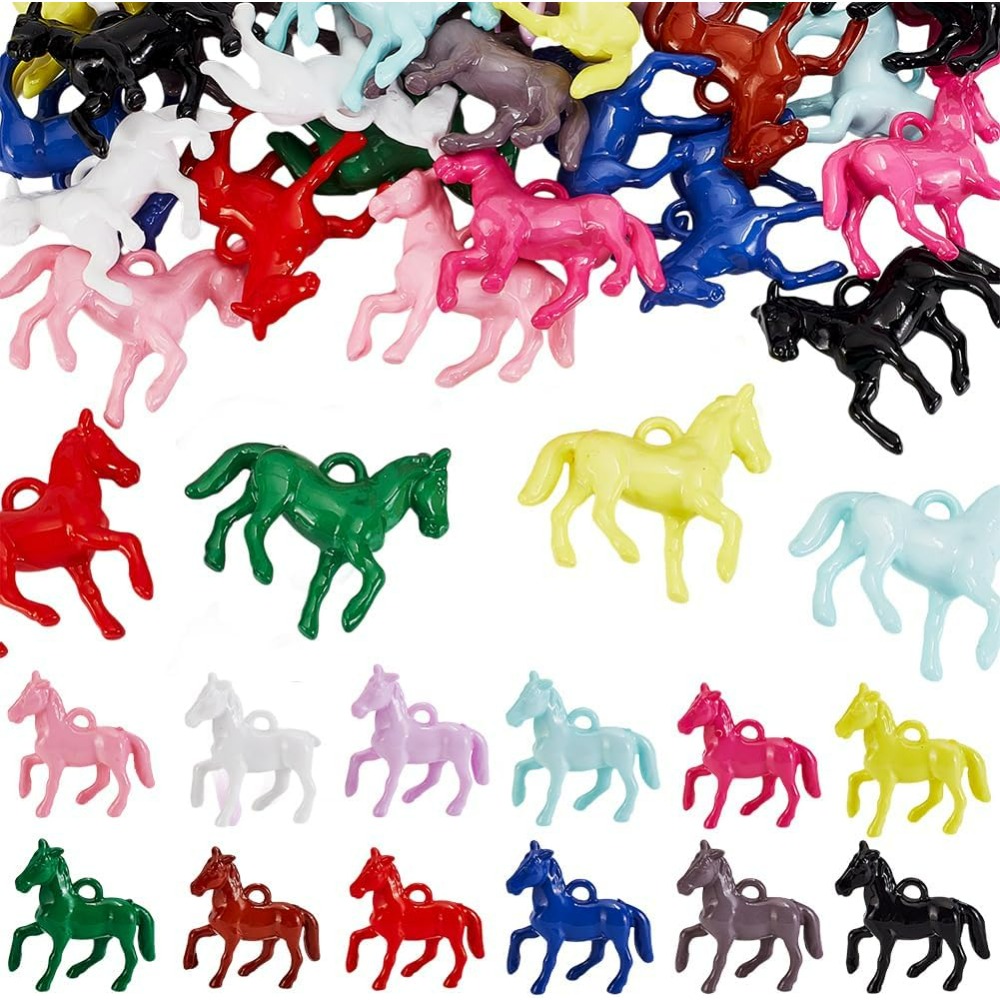48pcs Opaque Acrylic Pendants  - Resin Crafts 评论和价格