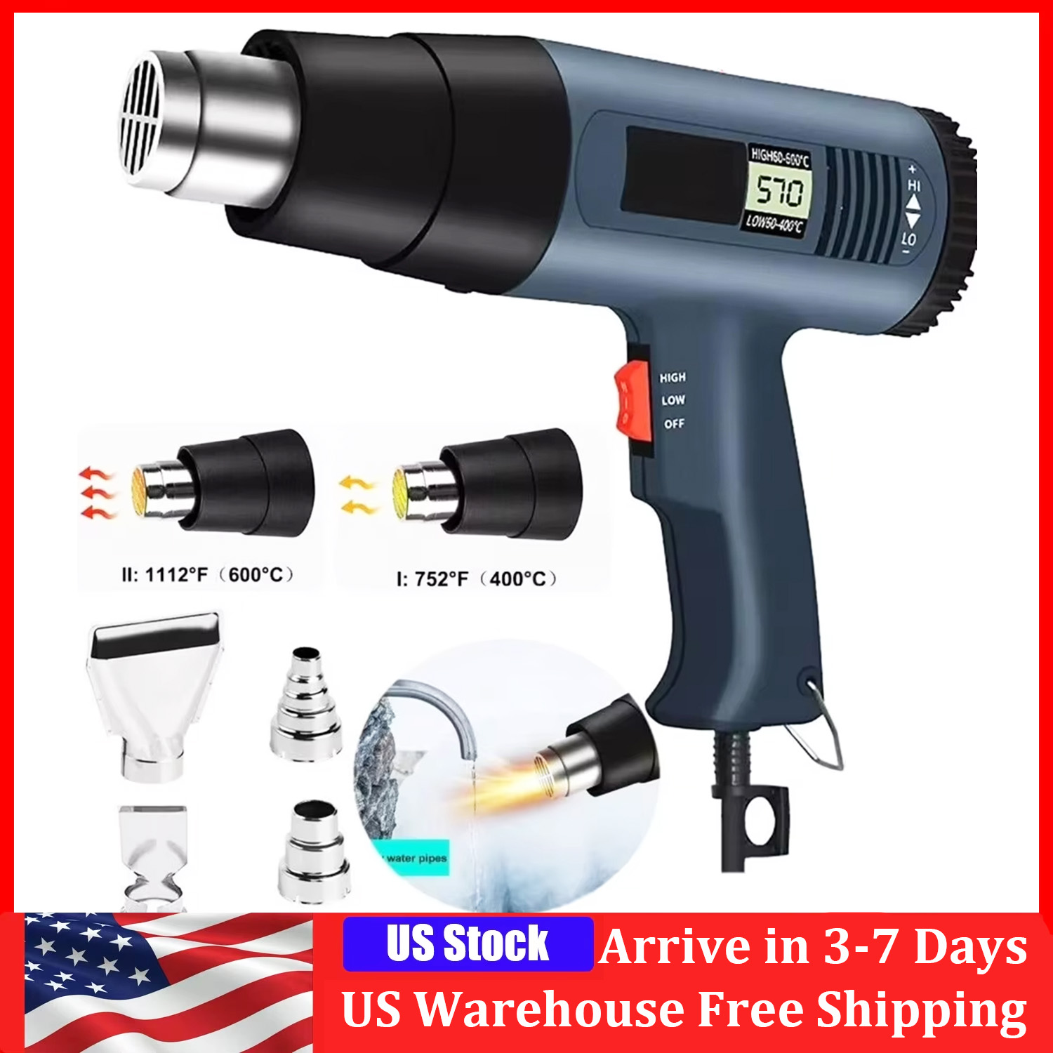 2000W Electric Heat Gun With L - Heat Gun Small 评论和价格