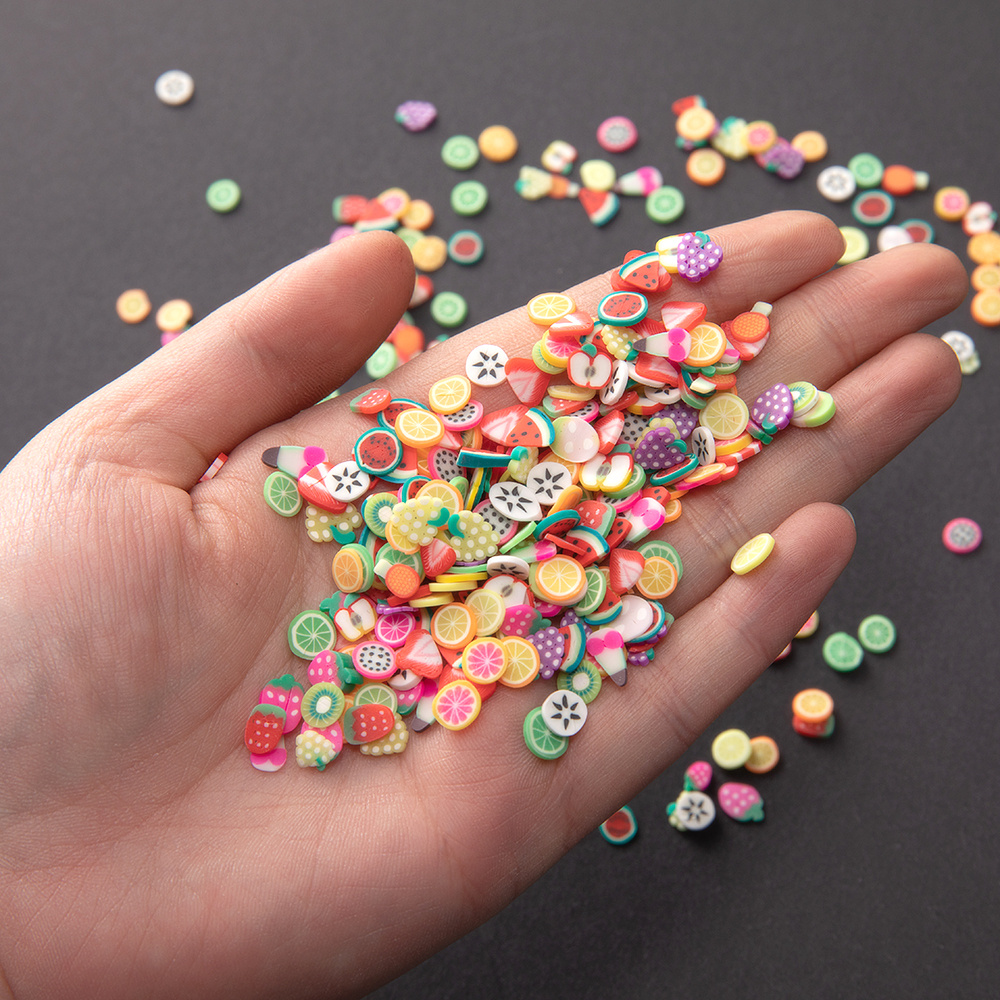 1000Pcs Polymer Clay Fruit Sli - Resin Ocean Wave Mold 评论和价格
