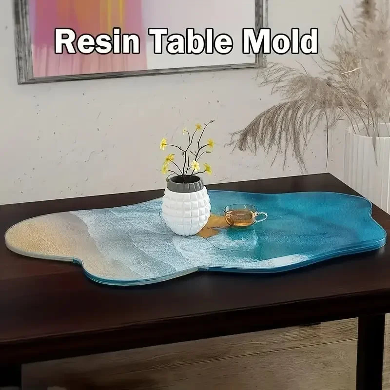 Large 61cm Irregular Trays Epo - Resin Ocean Wave Mold 评论和价格