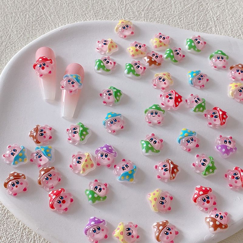 2/10/20pcs Kirby Nail Charms 3 - Resin Crafts 评论和价格