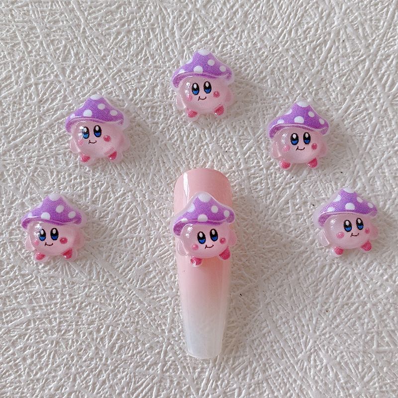 2/10/20pcs Kirby Nail Charms 3 - Resin Crafts 评论和价格
