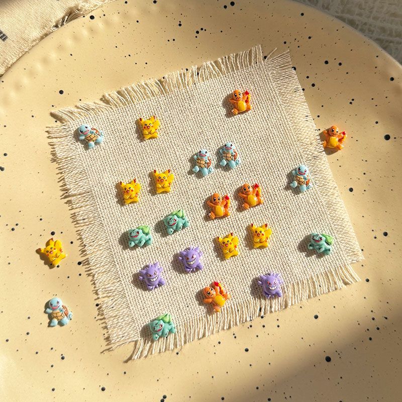 Pokemon nail art accessories,  - Resin Crafts 评论和价格