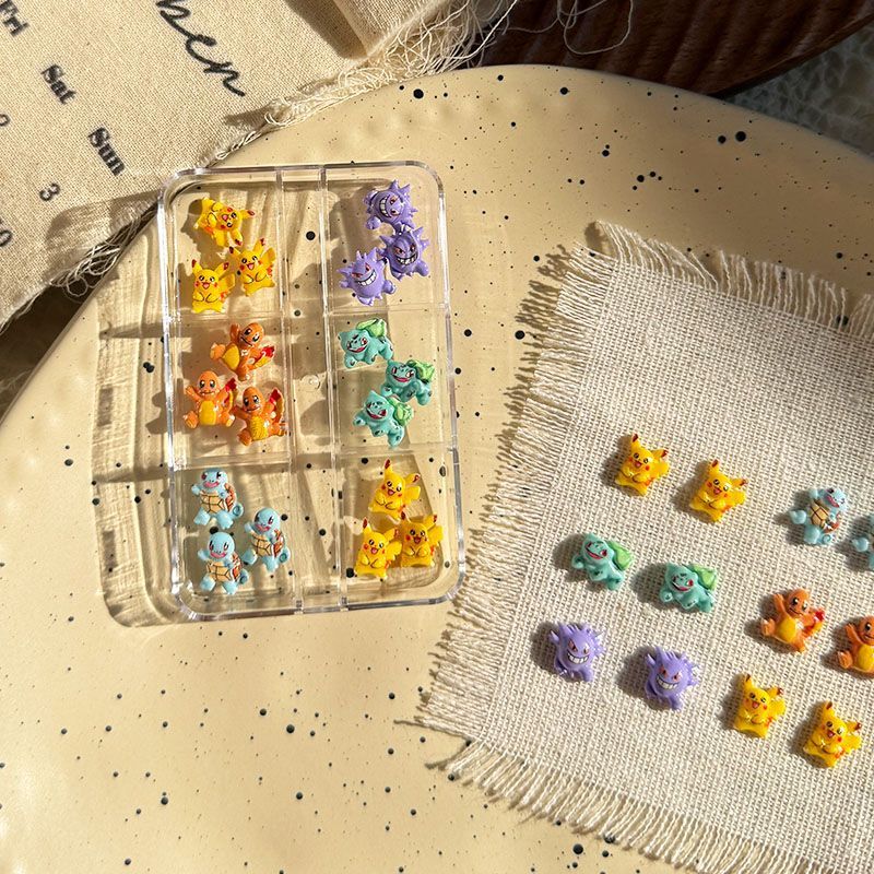 Pokemon nail art accessories,  - Resin Crafts 评论和价格