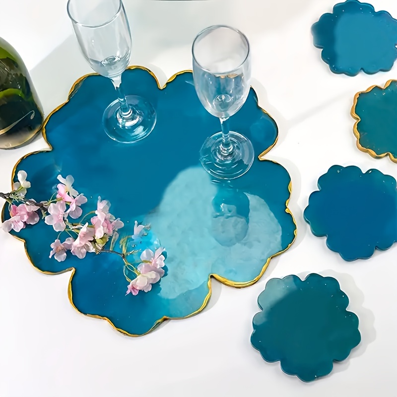 5pcs Mirror Large Flower Small - Flower Preservation Resin 评论和价格