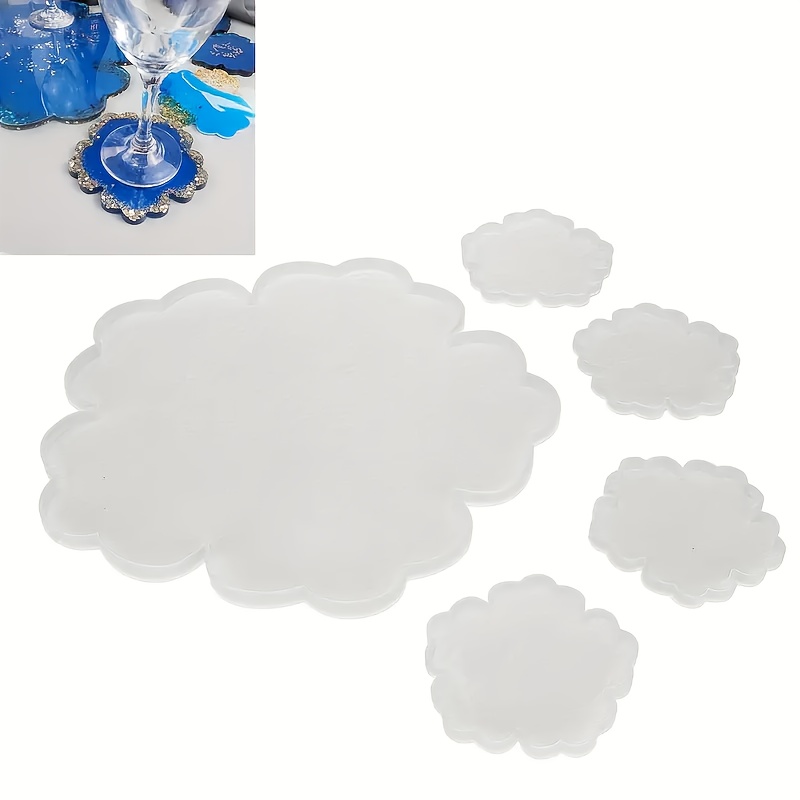 5pcs Mirror Large Flower Small - Flower Preservation Resin 评论和价格