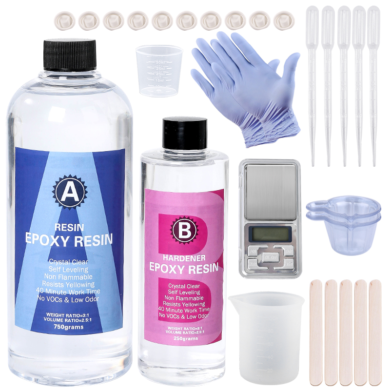 Epoxy Resin Kit Crystal Clear  - Resin Ocean Wave Mold 评论和价格
