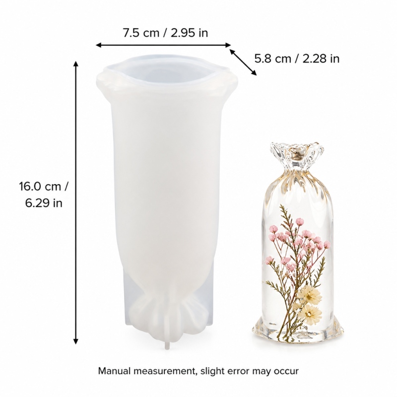 Lucky Bag Resin Silicone Mould - Flower Preservation Resin 评论和价格