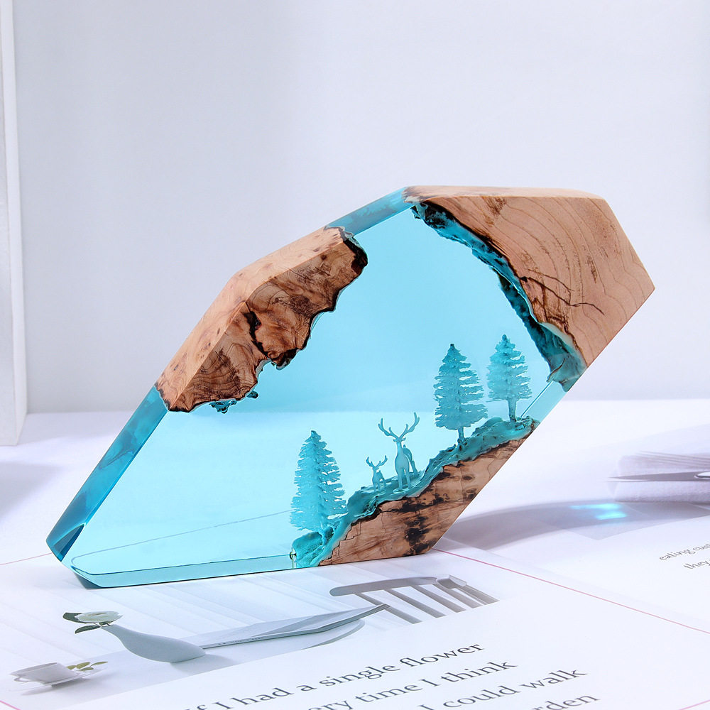 Forest Fairy Deer Desktop Art  - Resin Crafts 评论和价格