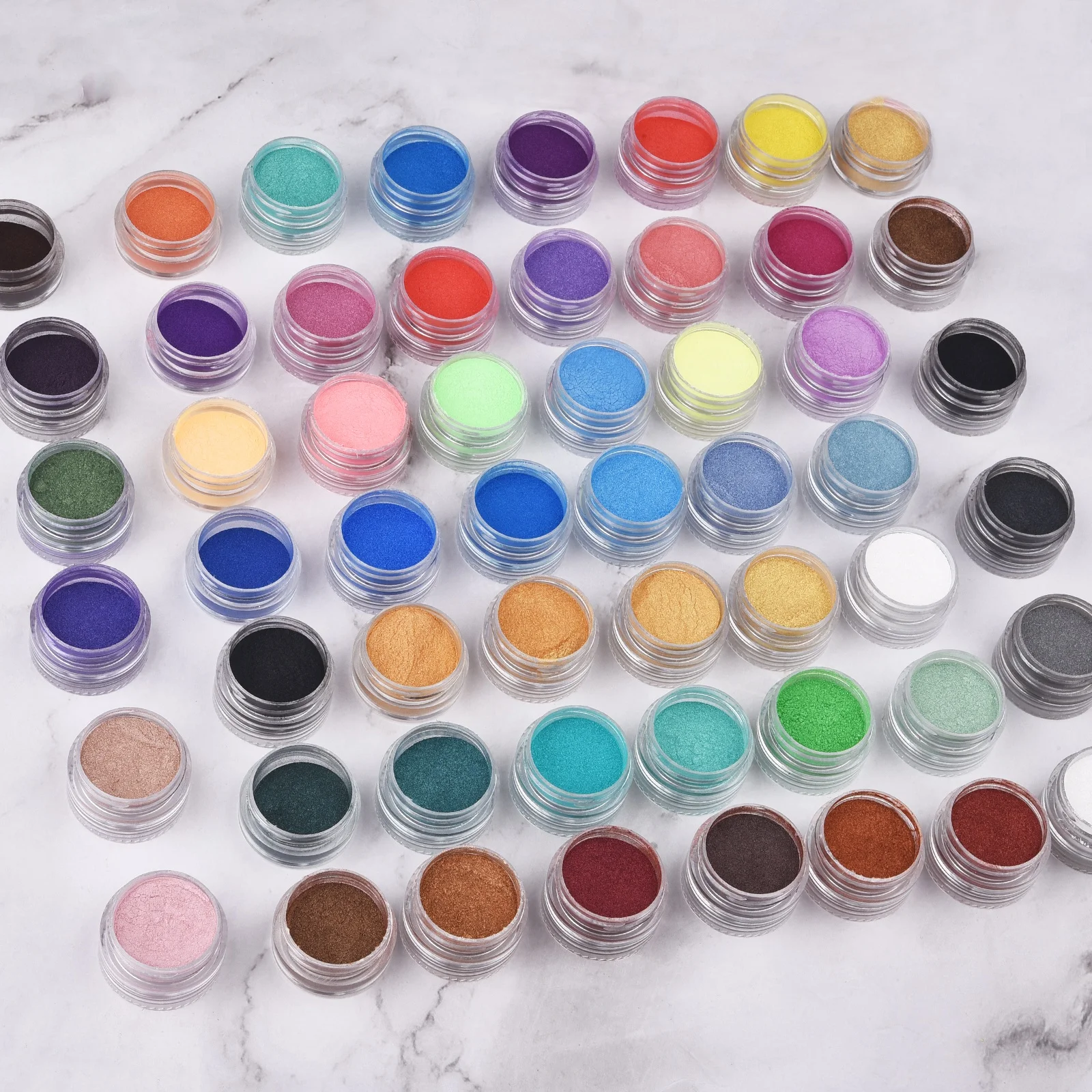6 Colors/Set Pearlescent Powde - Resin Pigment Set 评论和价格