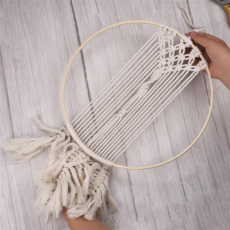 1/5Pcs 8-33cm Wooden DIY Handm - Wood Ring Blank 评论和价格